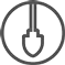Shovel symbol