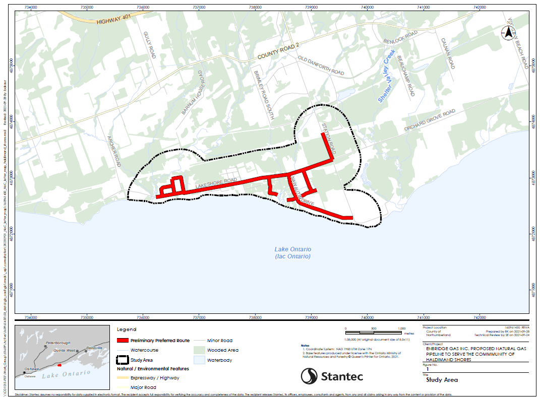 Haldimand Shores Community Expansion Project Map