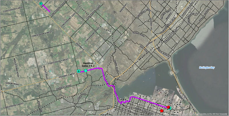 3 HRP Alternative Route 2 map