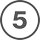 Number five icon