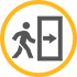 Person exit door