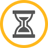 Glass timer icon