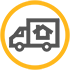 Moving truck icon