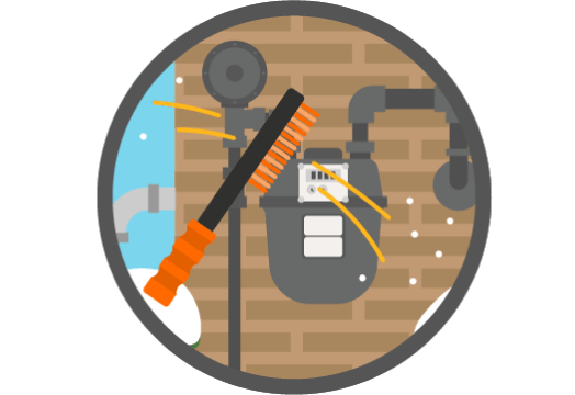Snow clearing icon