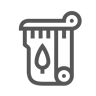 Organic waste bin icon