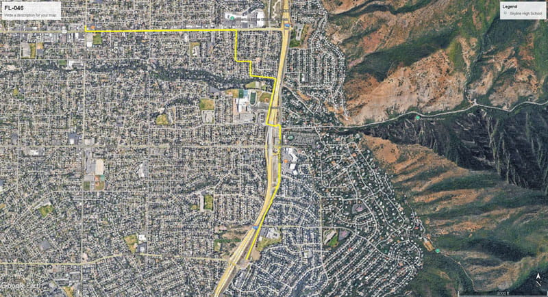 Gas Feeder Line 46 Map