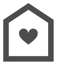 House with a heart inside