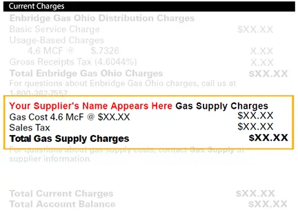 Energy Choice Agreement Bill Screenshot