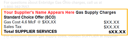 Standard Choice Offer Bill Thumbnail