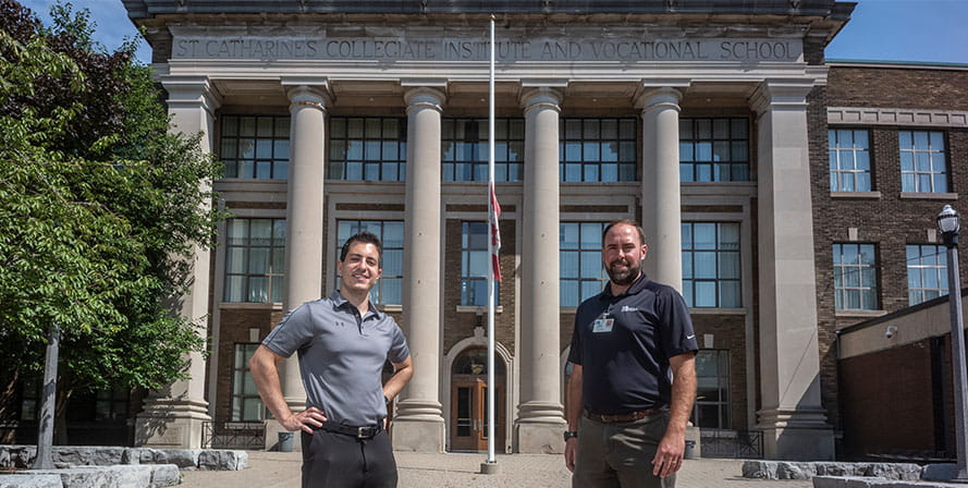 Enbridge Gas energy solutions advisor and Energy Coordinator at St. Catharines Collegiate