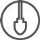 Shovel symbol