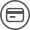 Credit card symbol