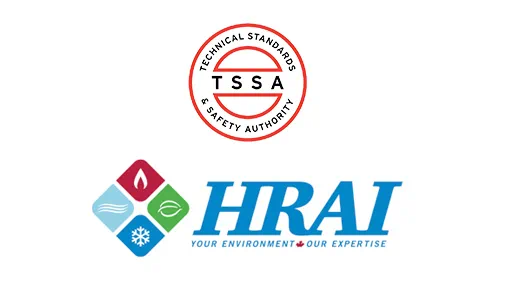 TSSA logo and HRAI logo