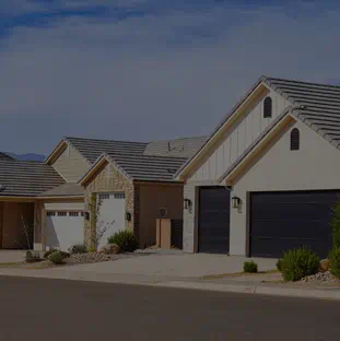 Row of single family homes in St. George, Utah