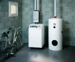 Natural gas hot water heater